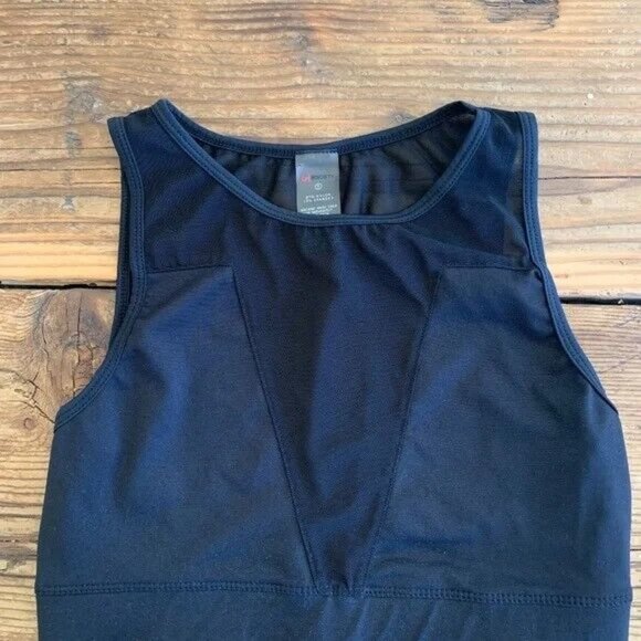 LA SOCIETY TORREY BLACK V-MESH CROP TOP - Picture 5 of 6